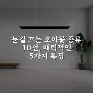눈길 끄는 호야꽃 종류 10선, 매력적인 5가지 특징