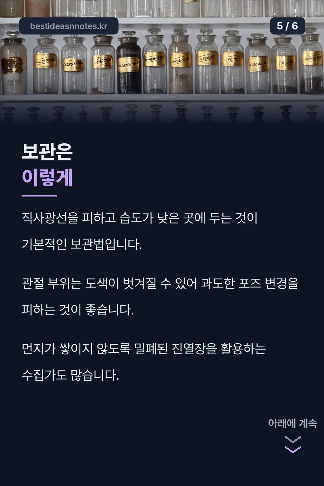 피규어 보관법