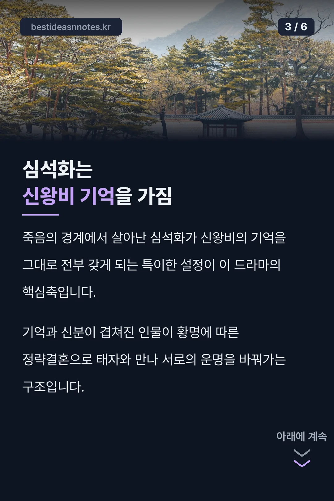 심석화 설정